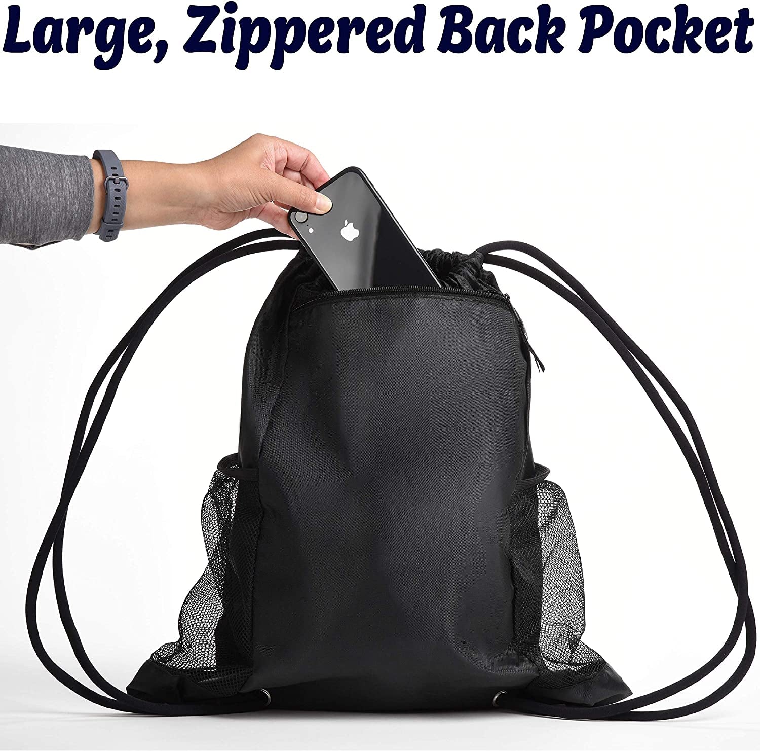Drawstring Soccer Bag - Soccer Backpack for Boys or Girls Can Also Carry Basketball or Volleyball