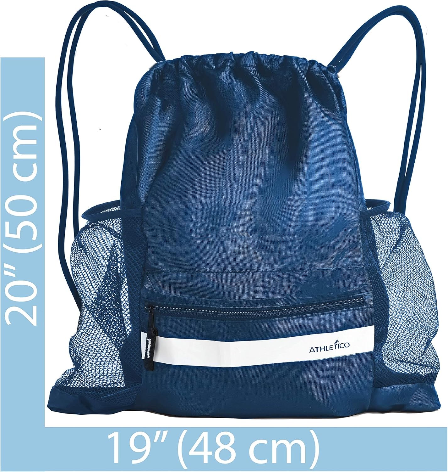 Drawstring Soccer Bag - Soccer Backpack for Boys or Girls Can Also Carry Basketball or Volleyball